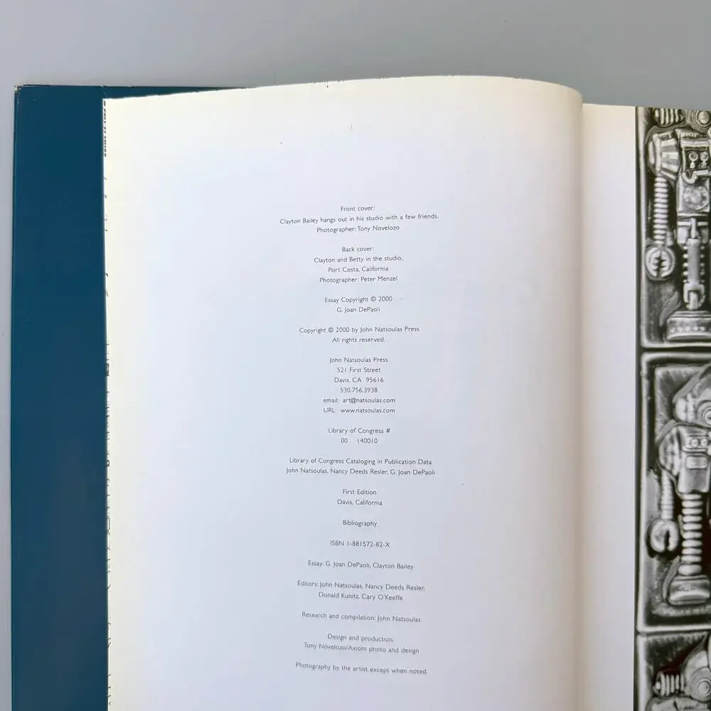 Clayton Bailey Happenings in the Circus of Life Metal and Ceramic Sculpture Book